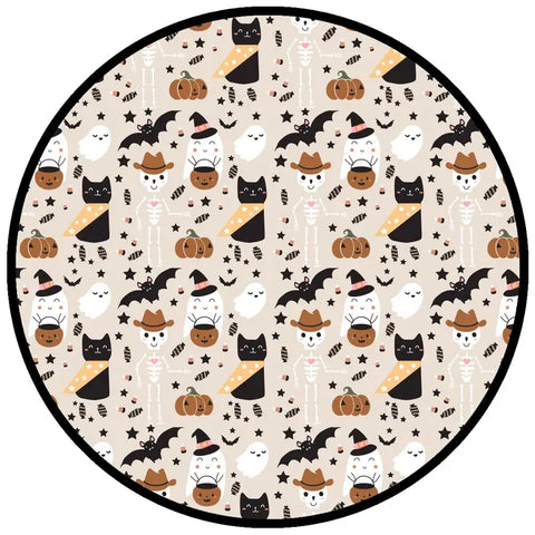 Bamboo Quilt (Twin) - Spooky Cute Beige