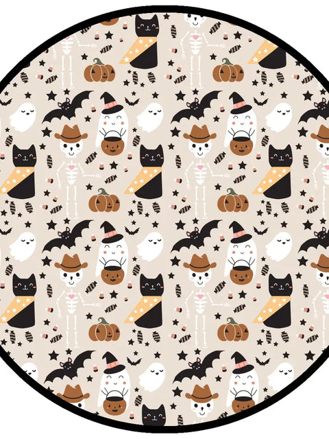 2 Piece Pajama (Long Sleeve) - Spooky Cute Beige