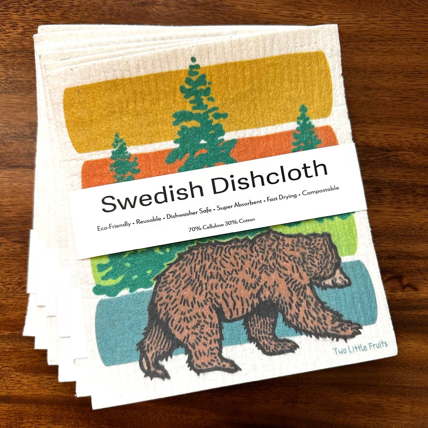 Swedish Dishcloth - Bear