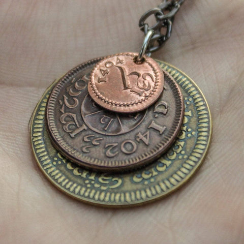 Necklace - The Shire Layered Coin Necklace