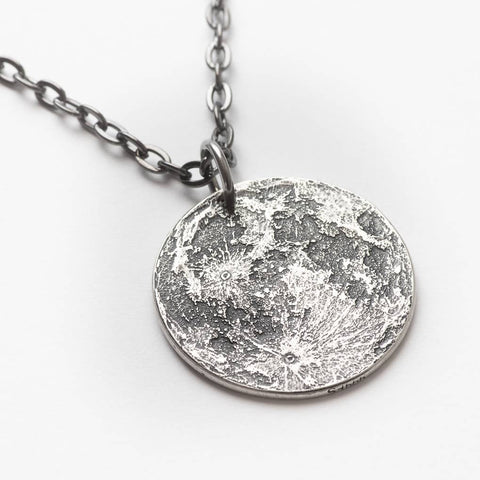 Necklace - Full Moon (Silver)