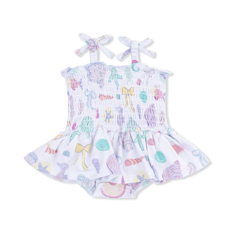 Smocked Bubble with Skirt - Beach Days