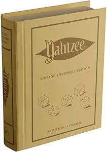 Game - Yahtzee Vintage Bookshelf Edition