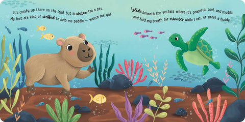 Board Book - I Love Being a Capybara