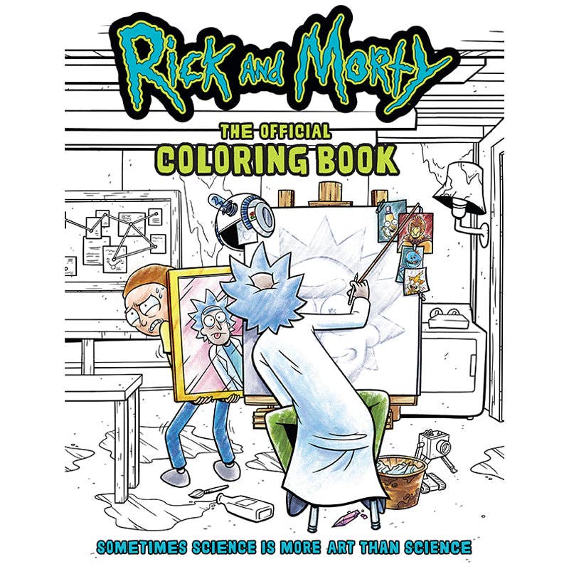 Coloring Book - Rick and Morty: Sometimes Science