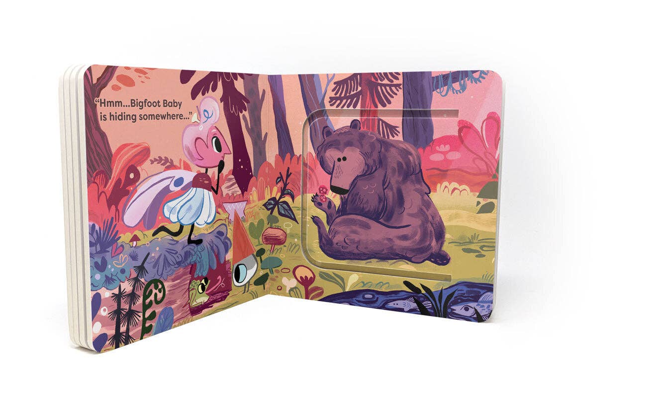 Board Book - Bigfoot Baby!: A Hazy Dell Flap Book