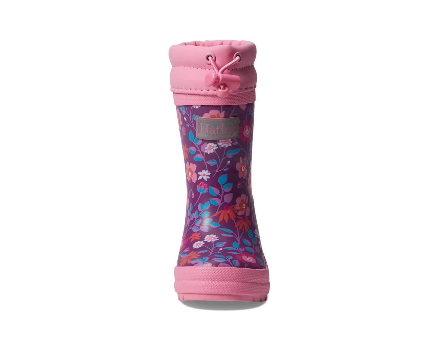 Rainboots with Matching Socks - Wildflowers (Sherpa Lined)