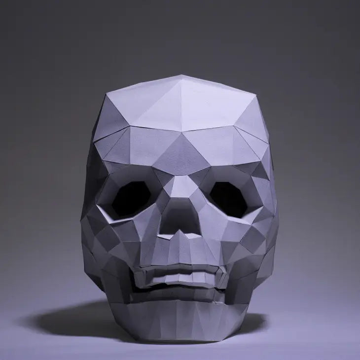 3D PaperCraft - Low Poly Skull