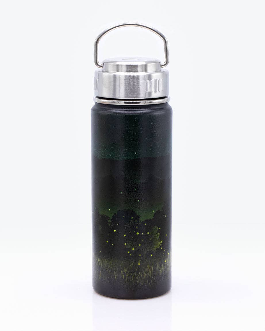 Water Bottle (18oz) - Firefly Meadow Steel