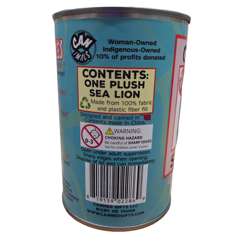 Stuffed Animal - Splash the Canned Sea Lion