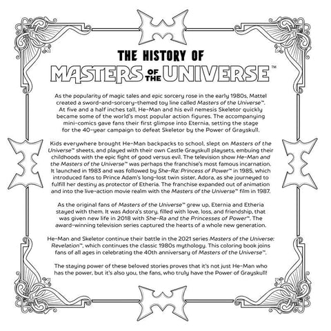Coloring Book (Paperback) - Masters of the Universe