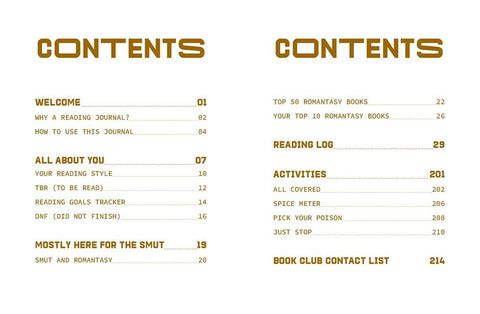 A Reading Journal - Mostly Here for the Smut