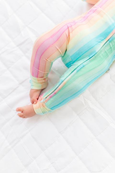 Romper (Convertible) - Rainbow Stripe