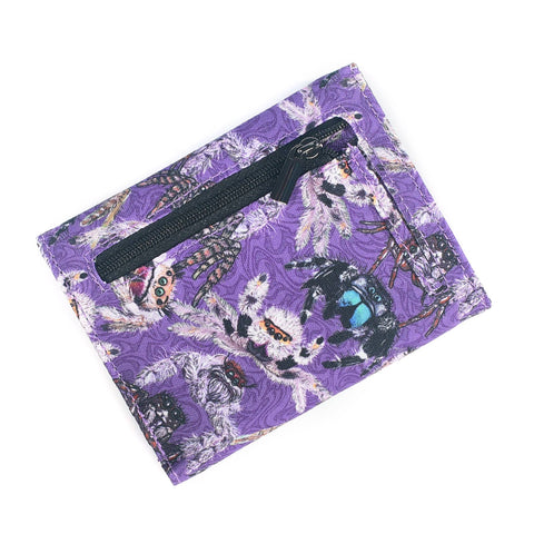 Trifold Wallet - Jumping Spiders