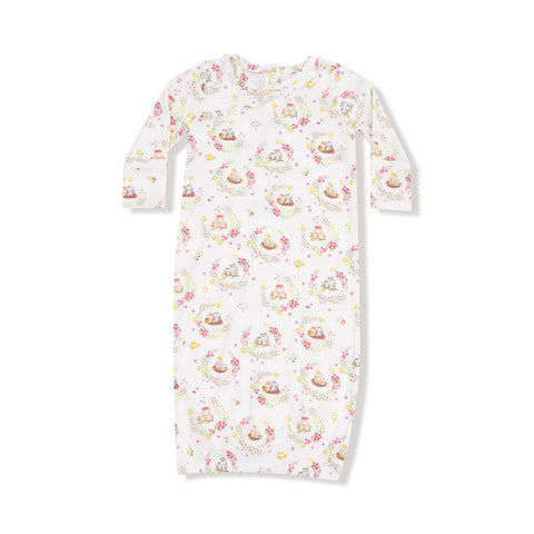 Kimono Gown - Floral Owl Families