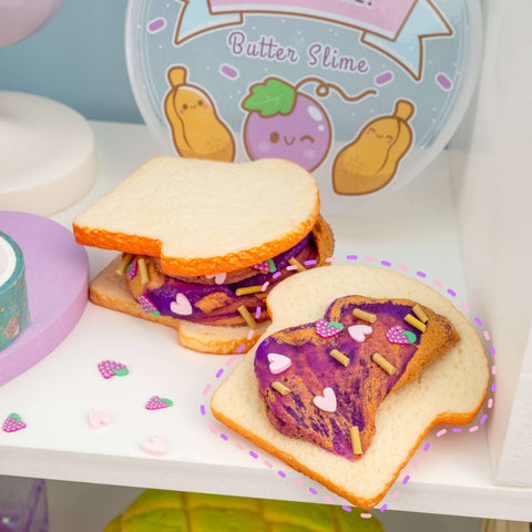 Slime - Peanut Butter Jelly Time Grape 2 Slimes In 1
