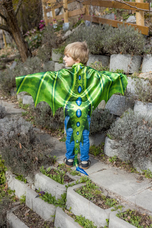 Dress Up - Legendary Green Dragon Wings (Soft)