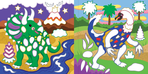 Color-By-Foil Sticker Book - Dinosaurs