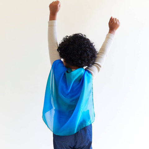 Mini Earth Playsilks - Stone (100% Natural Silk)