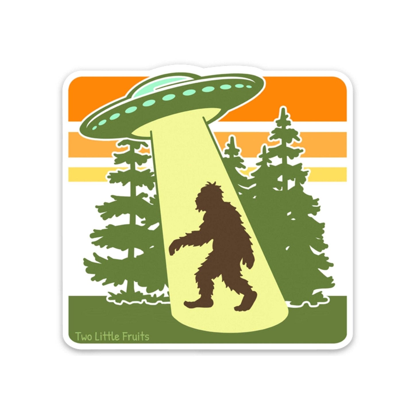 Sticker - Bigfoot UFO