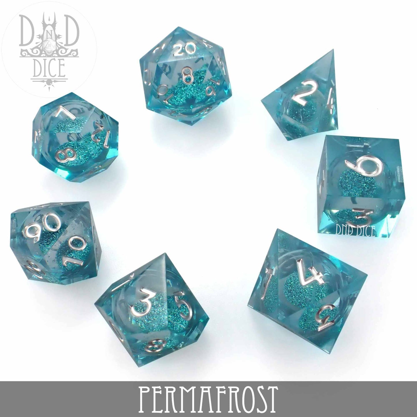 Dice Set - Permafrost Liquid Core