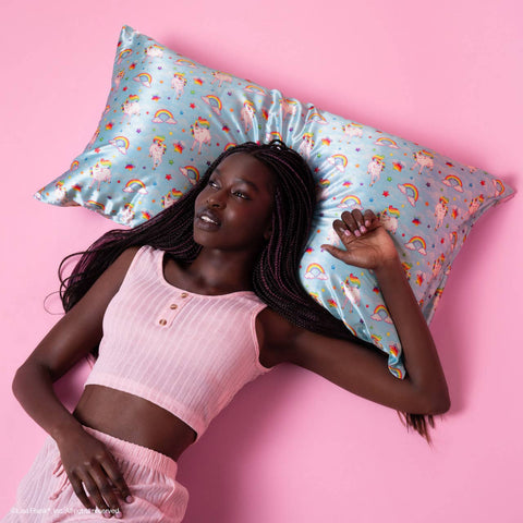 Standard Satin Pillowcase - Lisa Frank x Kitsch Markie™