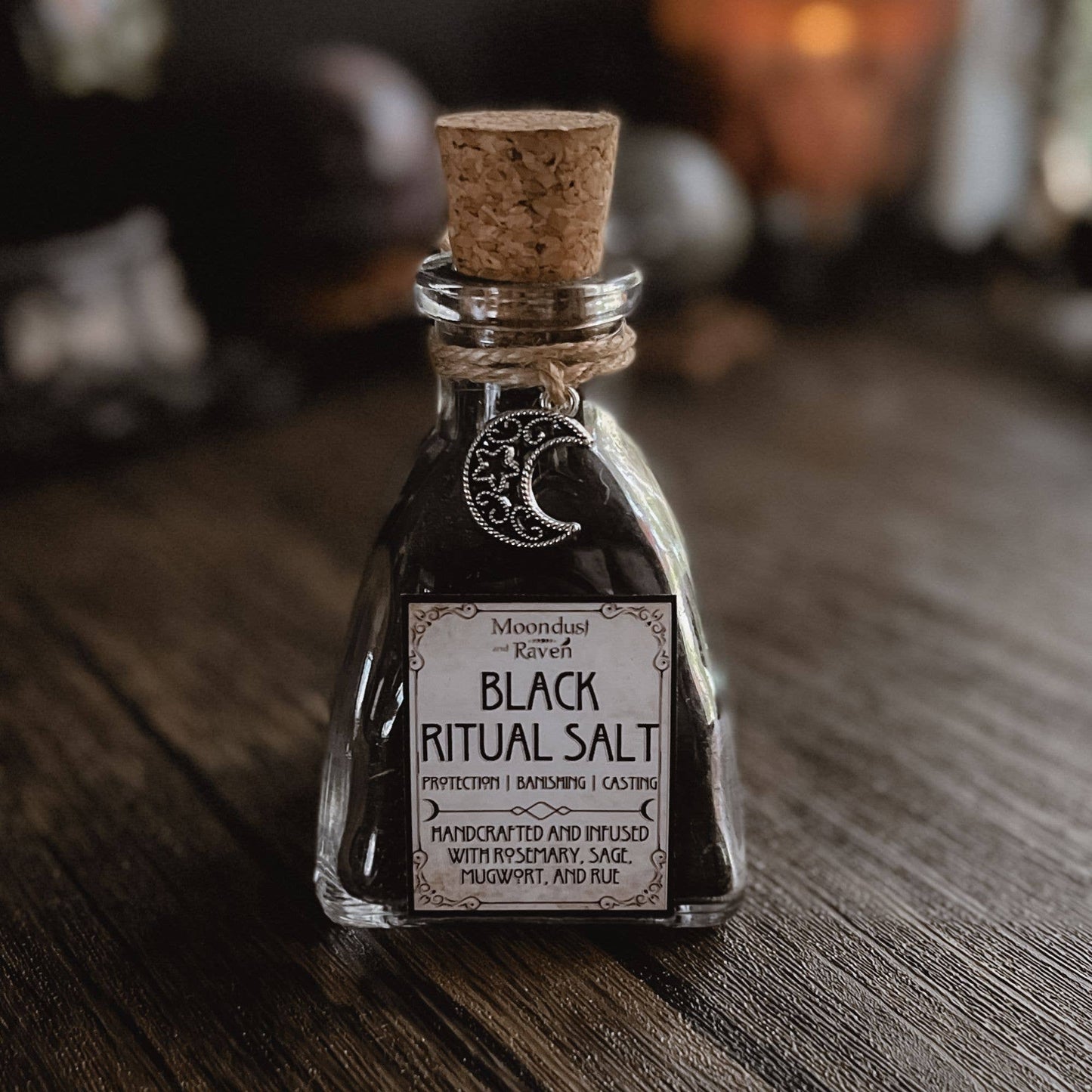 Black Ritual Salt - Witches Black Salt, Protection