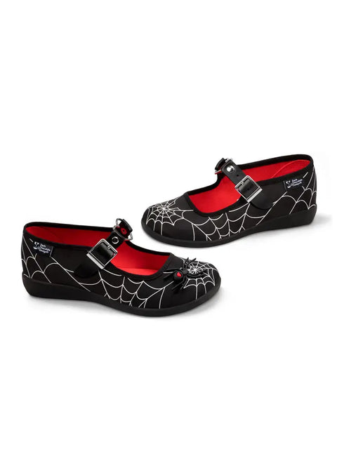 Women's Shoe - Chocolaticas® Widow Heart Mary Jane Flat