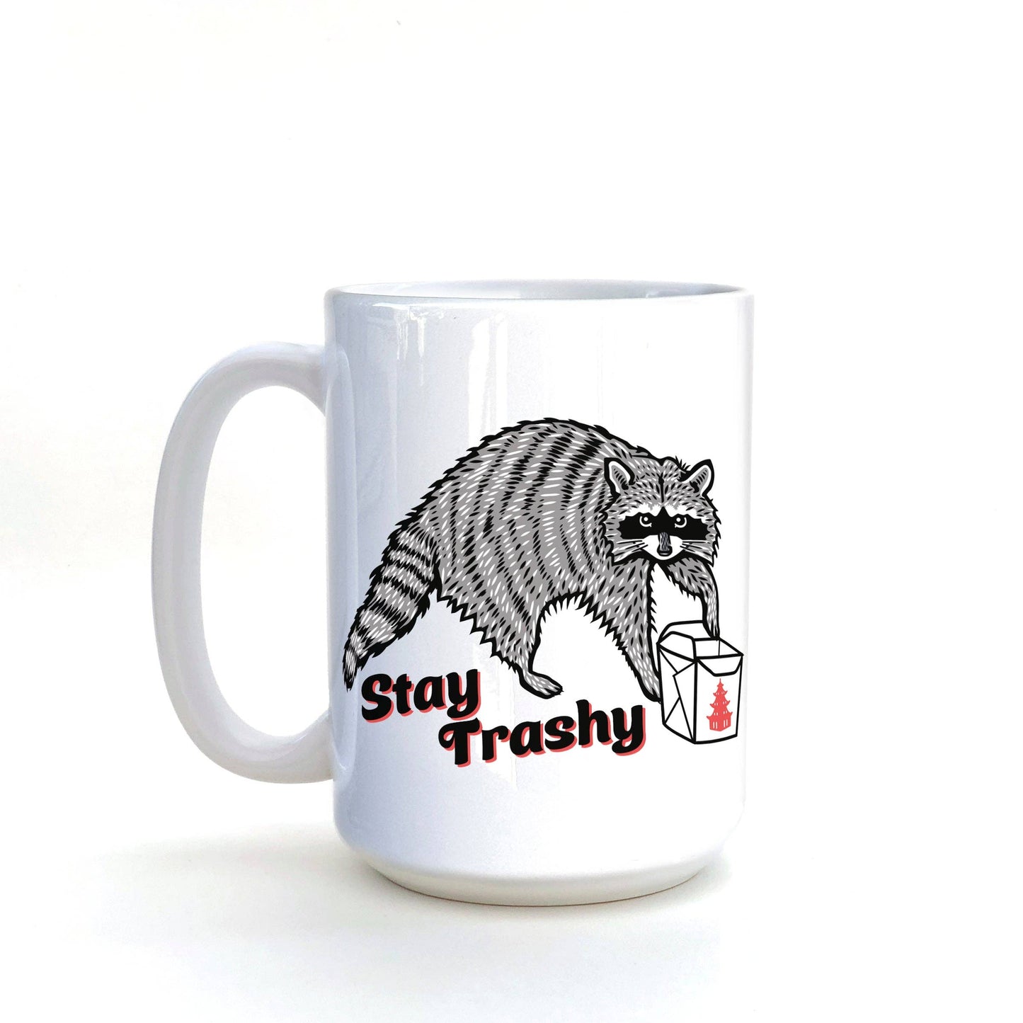 Mug (Ceramic) - Stay Trashy (15oz)