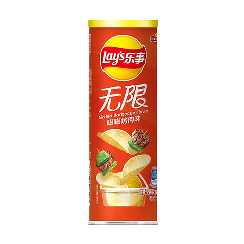 Chips - Lays Stax Sizzled BBQ 90g (China)