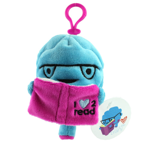 Keychain - Brain I Love To Read 5”