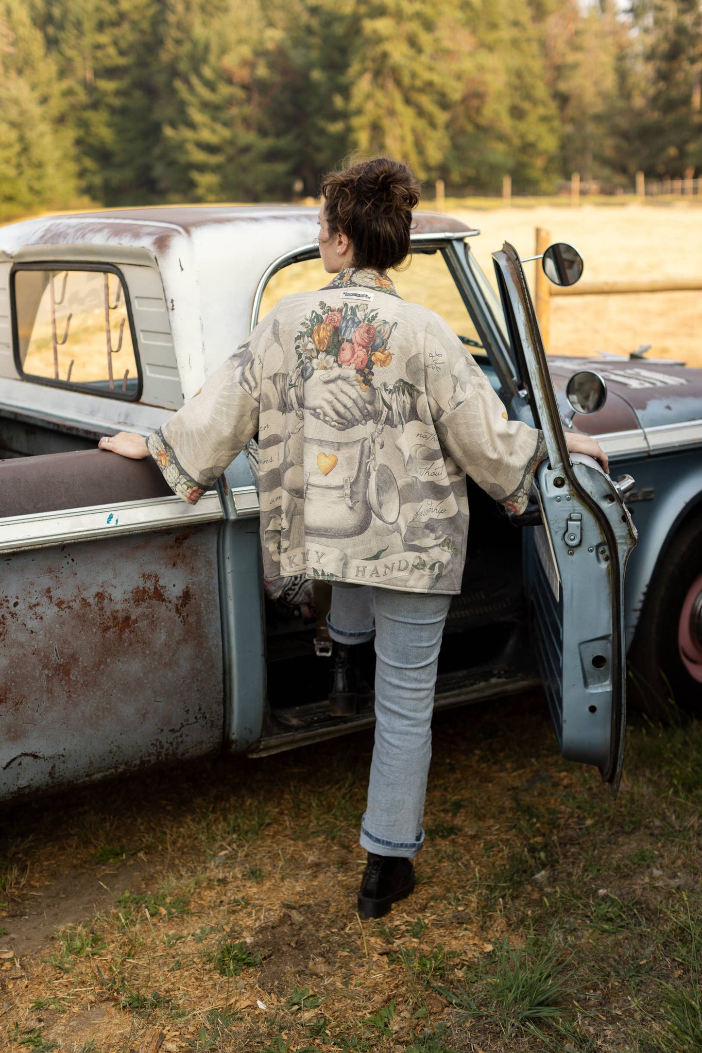 Cozy Fleece Cardigan Kimono Jacket - Take My Hand