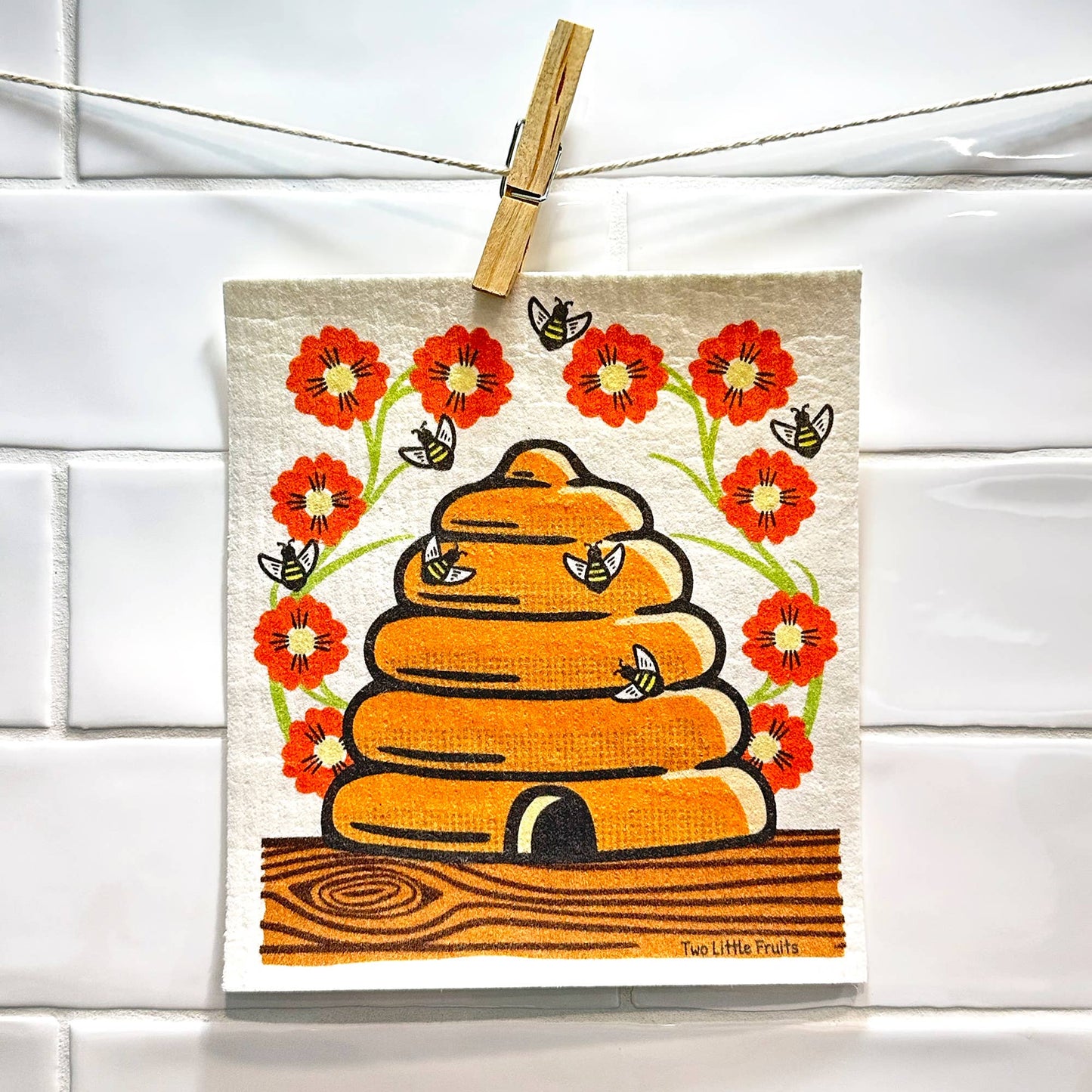 Swedish Dishcloth - Beehive