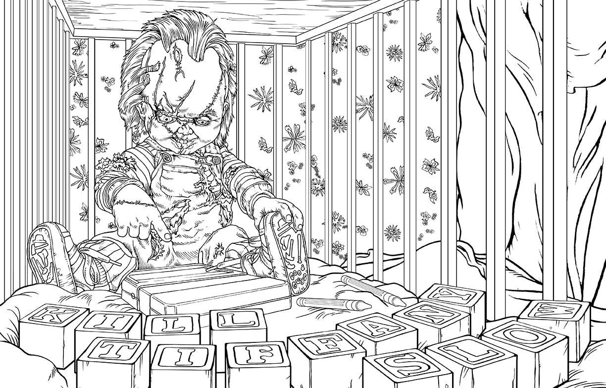 Coloring Book - Chucky