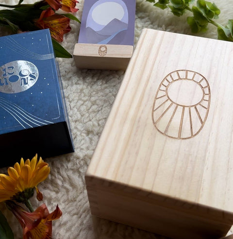 Wooden Keepsake Box - Moonbow