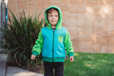Backpack Hoodie - Sea Turtle