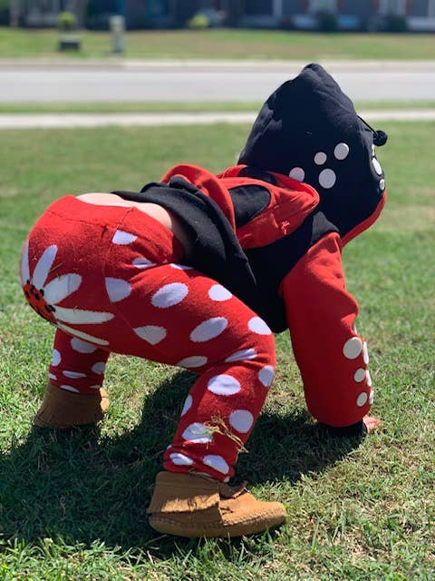 Backpack Hoodie - Ladybug