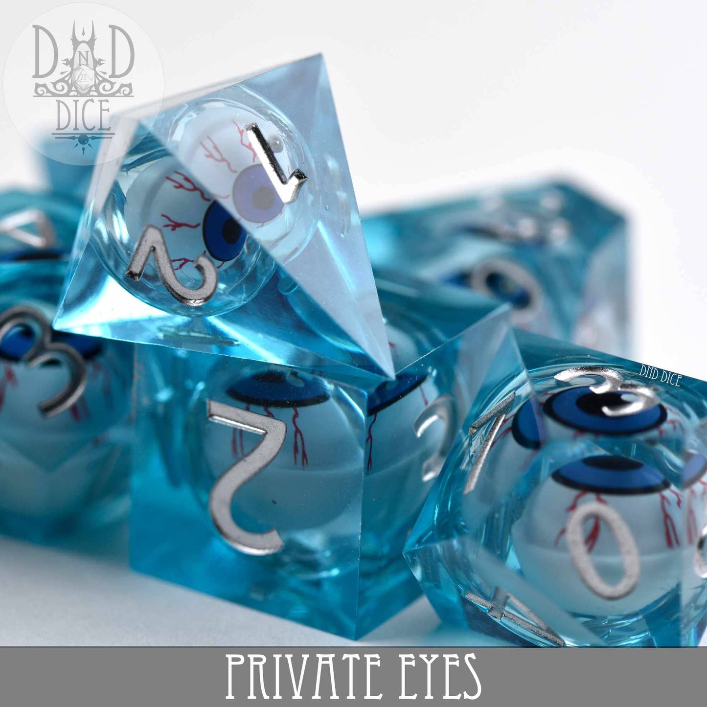 Dice Set - Private Eyes Liquid Core