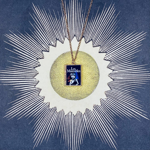 Necklace - Book Locket Les Miserables : Brass