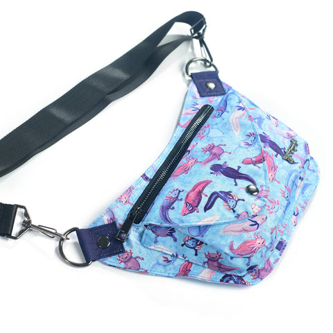 Lux Hip Pouch - A Lotta Axolotls