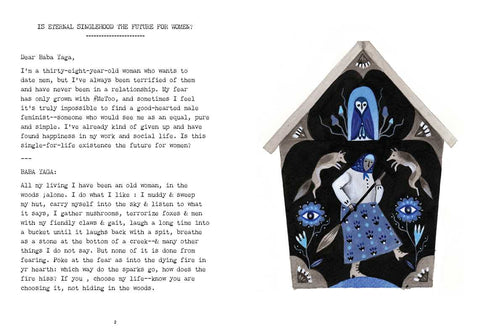 Book (Paperback) - Poetic Remedies for Troubled Times from Ask Baba Yaga by Taisia  Kitaiskaia