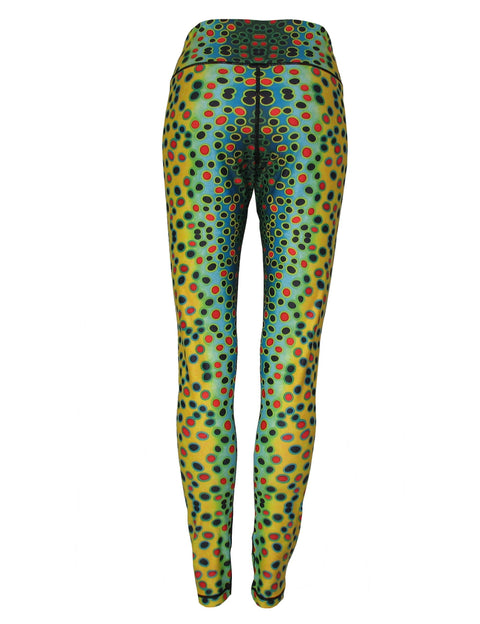 Women's Leggings - Fincognito Brown Trout