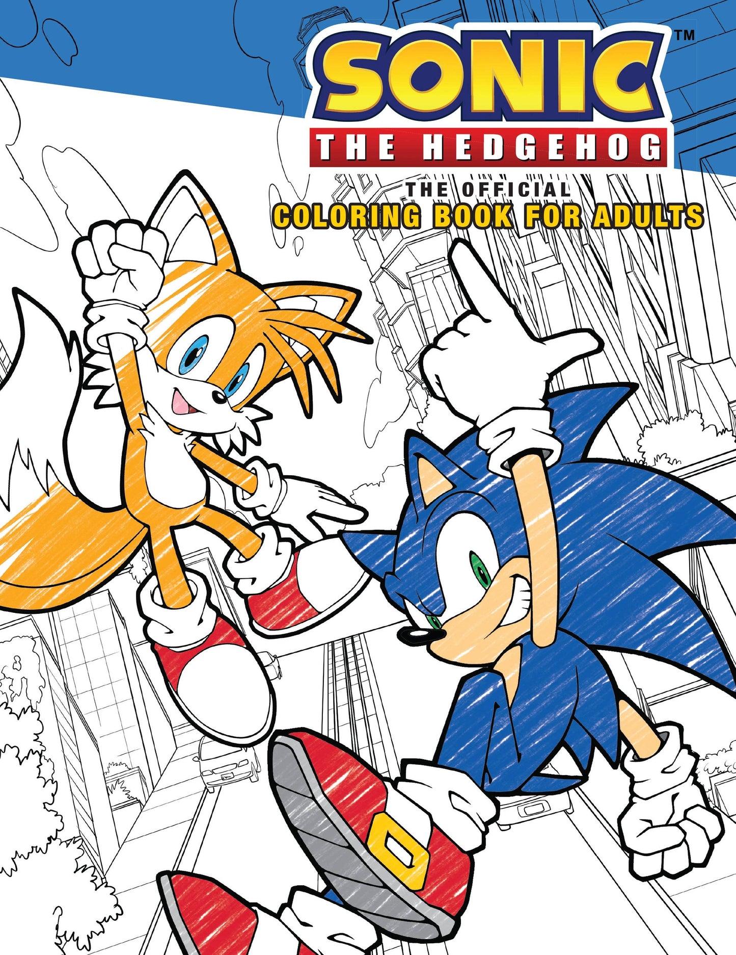 Adult Coloring Book - Sonic the Hedgehog