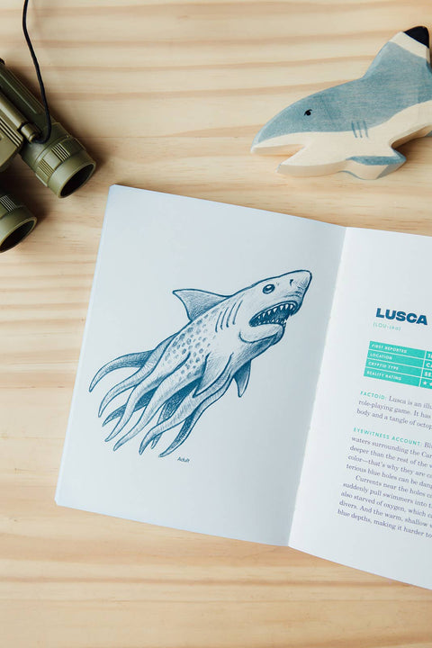 Book (Paperback) - Cryptid Sea Monsters: A Field Guide to 50 Fascinating Beasts