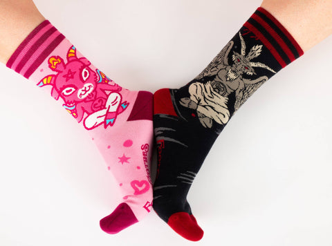 Crew Socks - Cute Baphomet