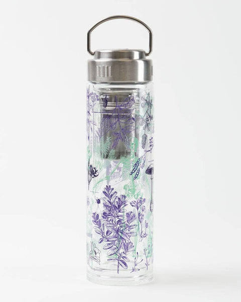 Glass Tea Infuser - Poisonous Plants 15oz