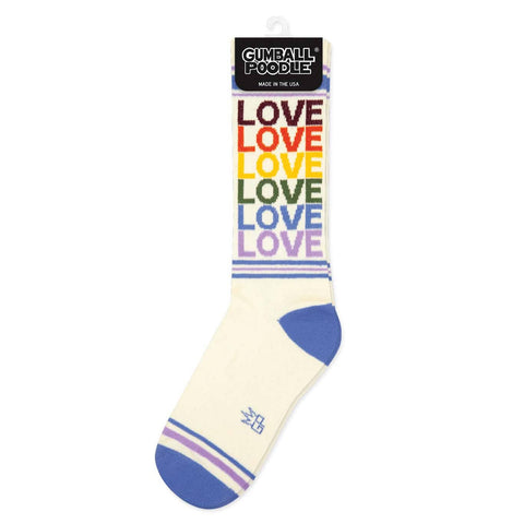 Socks - Love Vintage Rainbow