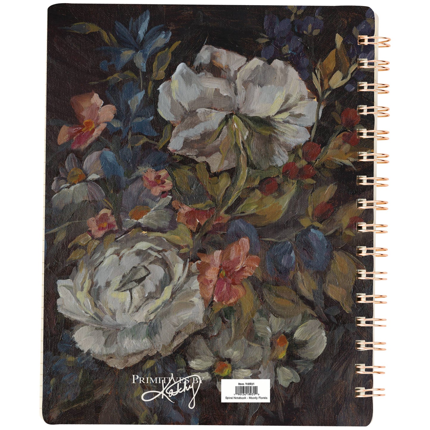 Spiral Notebook - Moody Floral