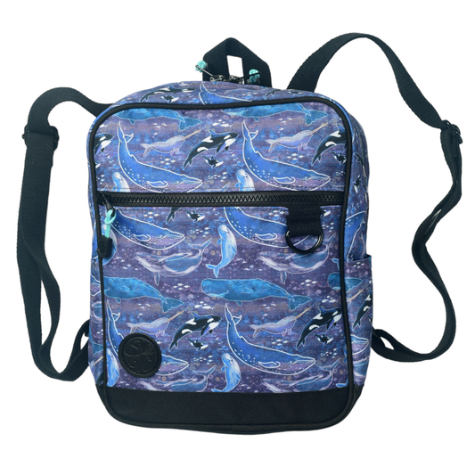 Mini Tablet Backpack - Whale Song