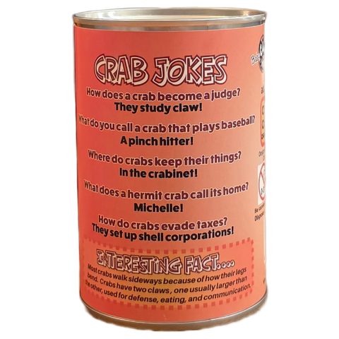 Stuffed Animal - Canned Baby Crab (Standard Lid)